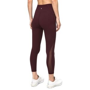 Lululemon Train Times Pant 25” Garnet – Size 10 EUC